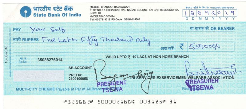 Smt Zalengkim Cheque For Rs 5 5 Lakhs And Receipt TSEWA smt-zalengkim-cheque-for-rs-5-5-lakhs-and-receipt-tsewa